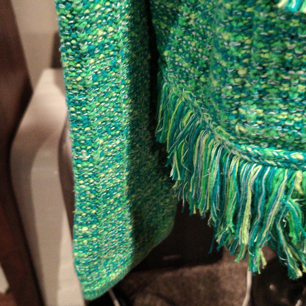 FINAL PRICE Lilly Pulitzer Fringed Knit Sweater Jacket w Signature Gold Buttons - Picture 13 of 15